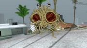 Flying Spaghetti Monster для GTA San Andreas миниатюра 5