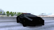Lamborghini Aventador LP700-4 Police для GTA San Andreas миниатюра 5