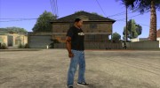 CJ в футболке (GameModding) для GTA San Andreas миниатюра 3