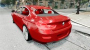 BMW 6 Series Gran Coupe 2013 [Beta] для GTA 4 миниатюра 3