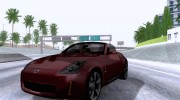 Nissan 350Z Cabrio для GTA San Andreas миниатюра 5