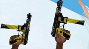 Tec-9 Neural CS GO (жёлтый цвет) для GTA San Andreas миниатюра 8