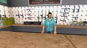 Tommy Vercetti в AMMU-NATION для GTA San Andreas миниатюра 1