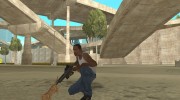Кот вместо глушителя на M4 для GTA San Andreas миниатюра 3