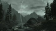 Молнии во время грозы для TES V: Skyrim миниатюра 1