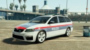 Polizei Škoda Österreich (Austrian Police) для GTA 5 миниатюра 1