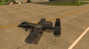 A-10 Warthog для GTA San Andreas миниатюра 2