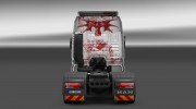 Скин Blood для MAN TGX для Euro Truck Simulator 2 миниатюра 2