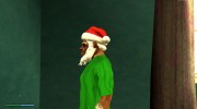 Маска Бухого Деда Мороза v2 (Christmas 2016) для GTA San Andreas миниатюра 3
