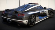 Koenigsegg Agera Police 2013 [EPM] для GTA 4 миниатюра 7
