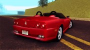 Ferrari 550 Barchetta для GTA San Andreas миниатюра 2