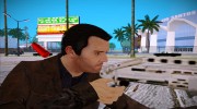 Майкл из GTA 5 в кожаной куртке for GTA San Andreas miniature 5