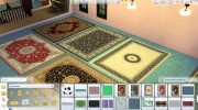 Элегантный ковер для Sims 4 миниатюра 3