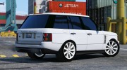 Range Rover Supercharged для GTA 5 миниатюра 3