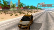Fiat Panda Taxi для GTA San Andreas миниатюра 1