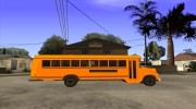School bus para GTA San Andreas miniatura 5