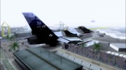 F-16 Aggressor Squadron Alaska - Чёрный камуфляж for GTA San Andreas miniature 2