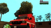 Ford E350 LAFD Ambulance для GTA San Andreas миниатюра 1