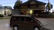 Toyota Alphard G Premium Taxi indonesia для GTA San Andreas миниатюра 5