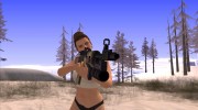 Skin HD Female GTA Online v3 для GTA San Andreas миниатюра 9
