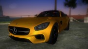 Mercedes-Benz AMG GT FBI для GTA Vice City миниатюра 1