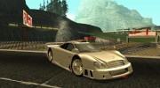 Mercedes-Benz CLK GTR Race Road Version Stock для GTA San Andreas миниатюра 1