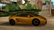 Lamborghini Gallardo SE для GTA San Andreas миниатюра 4