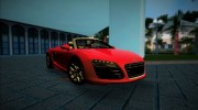 2014 Audi R8 V10 Spyder для GTA Vice City миниатюра 1