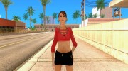Skin Girl NFS PS для GTA San Andreas миниатюра 1