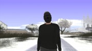 Skin GTA Online в чёрной маске для GTA San Andreas миниатюра 1