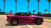 Dodge Viper SRT-10 Roadster para GTA San Andreas miniatura 5