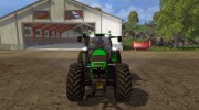 Deutz Fahr 7250 Grean Beast para Farming Simulator 2015 miniatura 4