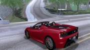 Ferrari F430 Scuderia Spider 16M для GTA San Andreas миниатюра 2