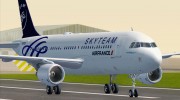 Airbus A320-200 Air France Skyteam Livery для GTA San Andreas миниатюра 1