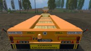 FSMT Heavy transport low loader trailer para Farming Simulator 2015 miniatura 3