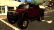 Hummer H6 для GTA San Andreas миниатюра 2