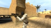 Default AWP with Desert CAMO для Counter-Strike Source миниатюра 6