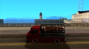 Volkswagen Transporter T3 pickup для GTA San Andreas миниатюра 2