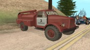 ГАЗ 63 Пожарная машина для GTA San Andreas миниатюра 3