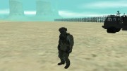 Modern army skin of United Kingdom для GTA San Andreas миниатюра 3