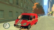 ГАЗель 2705 Пожарный Штаб для GTA 4 миниатюра 1