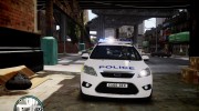 Ford Focus Estate 09 police UK. for GTA 4 miniature 4