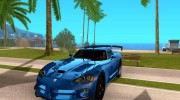 Dodge Viper SRT-10 ACR для GTA San Andreas миниатюра 1