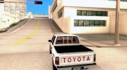Toyota Hilux 2004 GLX для GTA San Andreas миниатюра 3