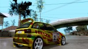 Seat Ibiza Rally для GTA San Andreas миниатюра 4