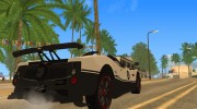 Pagani Zonda для GTA San Andreas миниатюра 4