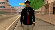 Shirt with Red Tie для GTA San Andreas миниатюра 1