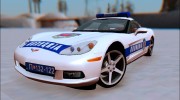 Chevrolet Corvette C6 Police для GTA San Andreas миниатюра 1