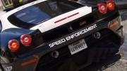 Ferrari F430 Scuderia Hot Pursuit Police for GTA 5 miniature 4