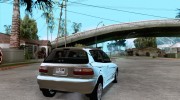 Honda Civic 1994 для GTA San Andreas миниатюра 4